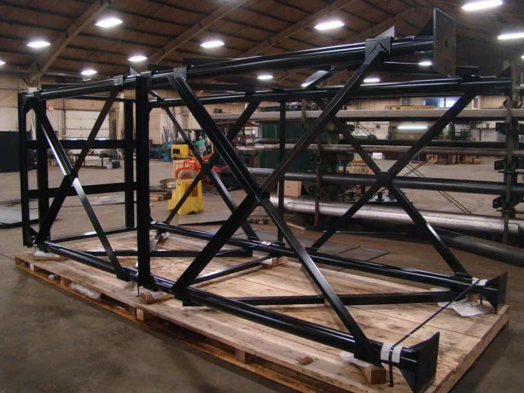 Stairs steel shed construction